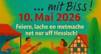 Mundart mit Biss! Festival am 10. Mai 2026 in Eschenburg