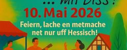 Mundart mit Biss! Festival am 10. Mai 2026 in Eschenburg