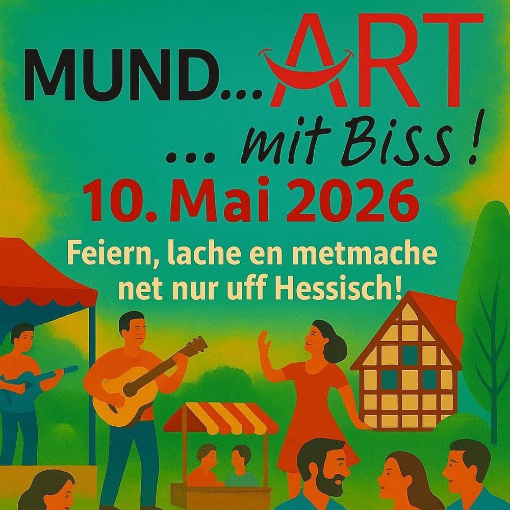 Mundart mit Biss! Festival am 10. Mai 2026 in Eschenburg