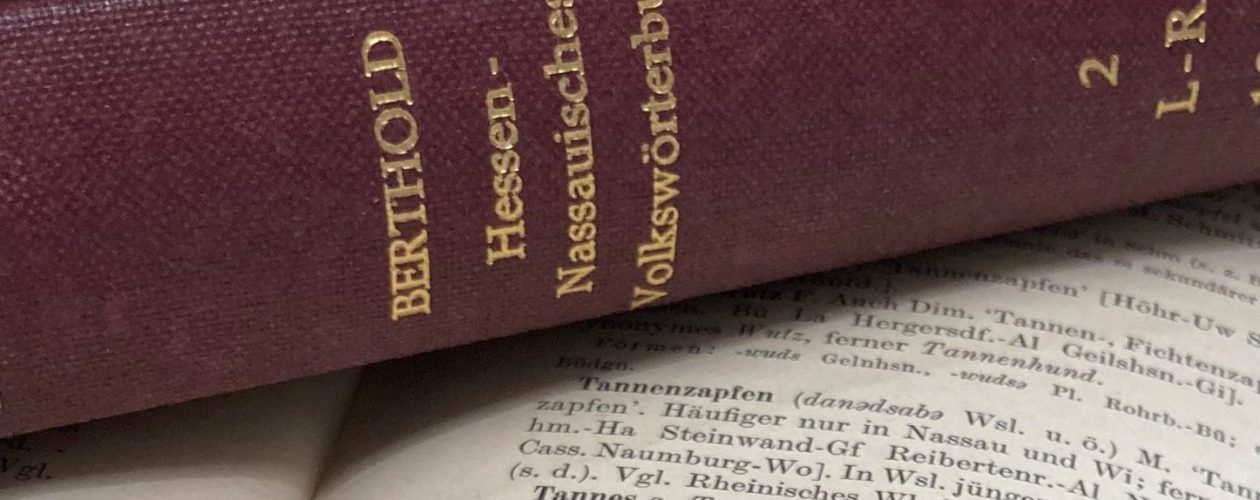 Hessen-Nassauisches Wörterbuch soll mit Spendenaktion ans Ziel gebracht werden